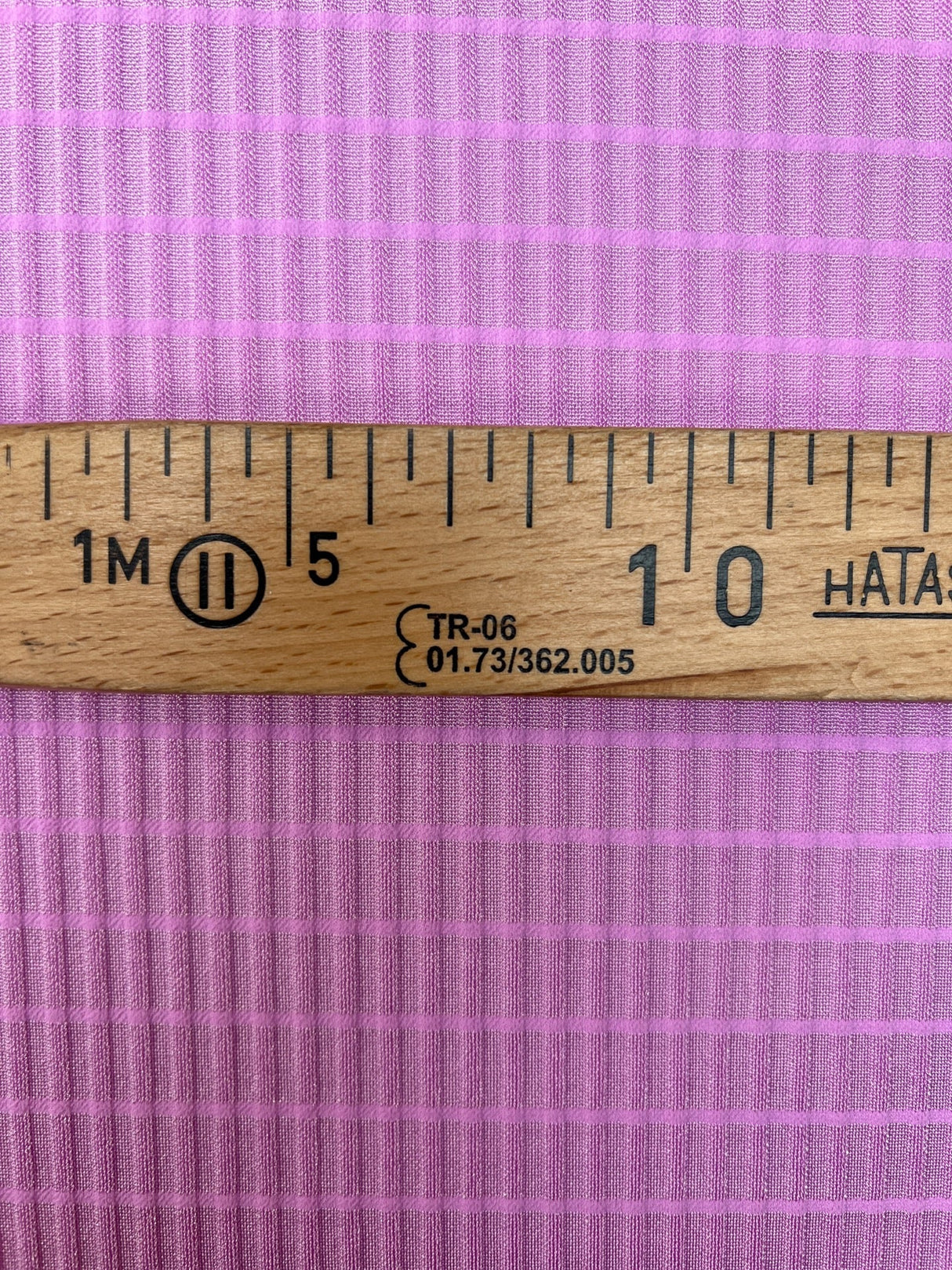Pink Polyamide Elastane Ribbed Knit