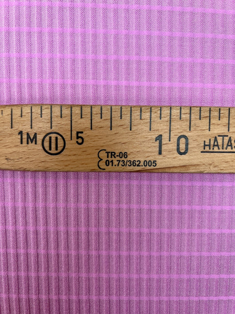 Pink Polyamide Elastane Ribbed Knit