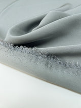Viscose Crepe Fabric Gray Blue Stretch