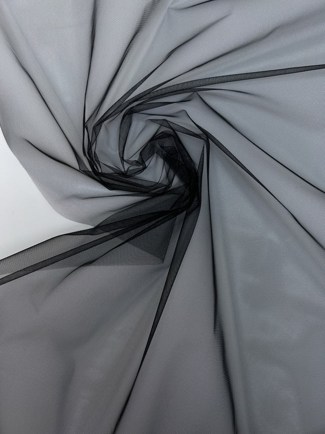 Polyamide Mesh Fabric Black