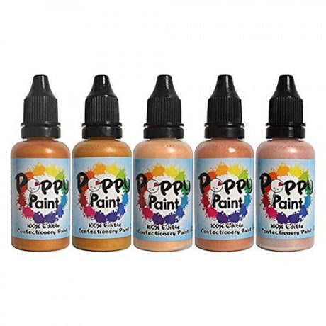 Poppy Paint Edible Confectionery Paint – 30 ml (Select Your Color)