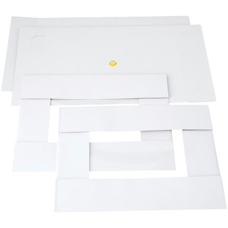 Wilton 19 x 14-Inch White Cake Boxes with Windows, 2-Count