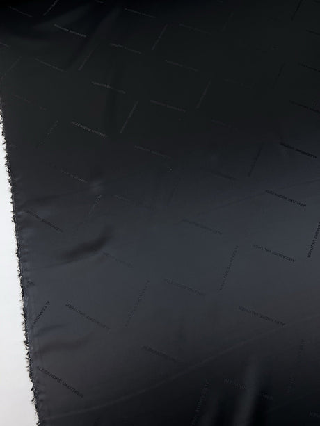 Black Viscose Twill Lining