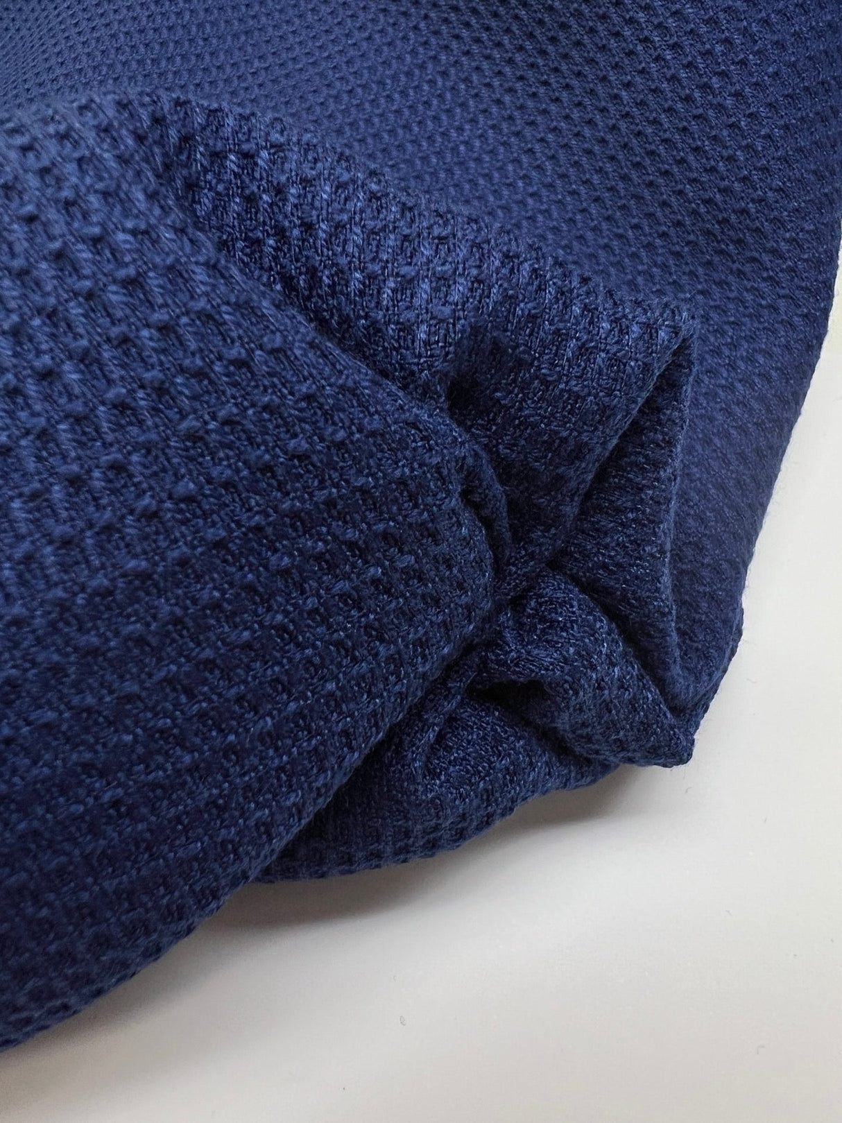 Blue Shades Blend Woven Fabric