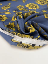 Silk Crepe Floral Printed Fabric