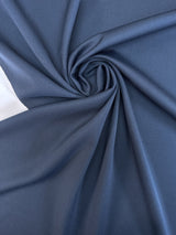 Wool Polyester Twill Blue