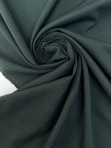 Wool Stretch Twill Fabric Green