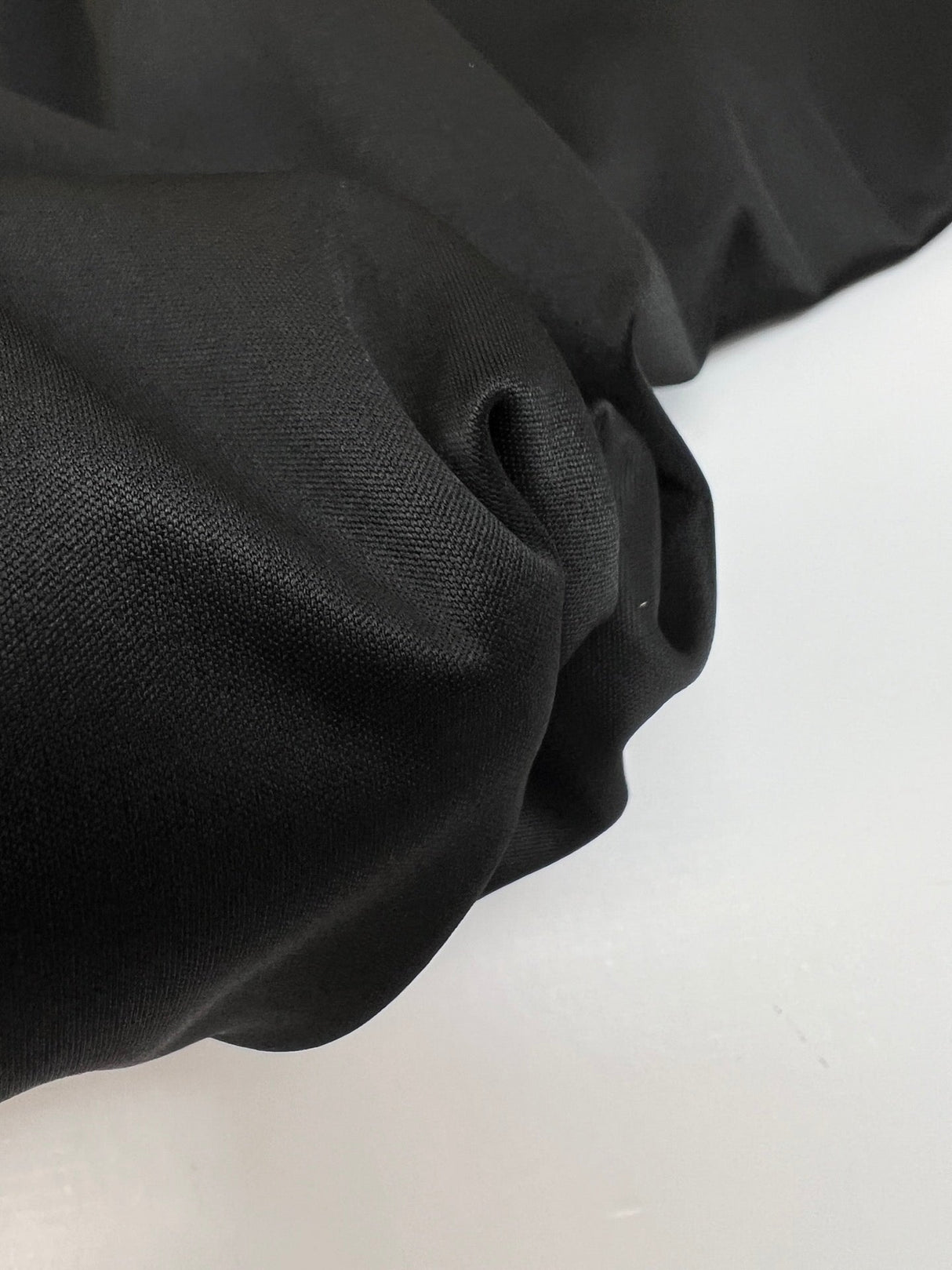 Black Stretch Knitted Fabric