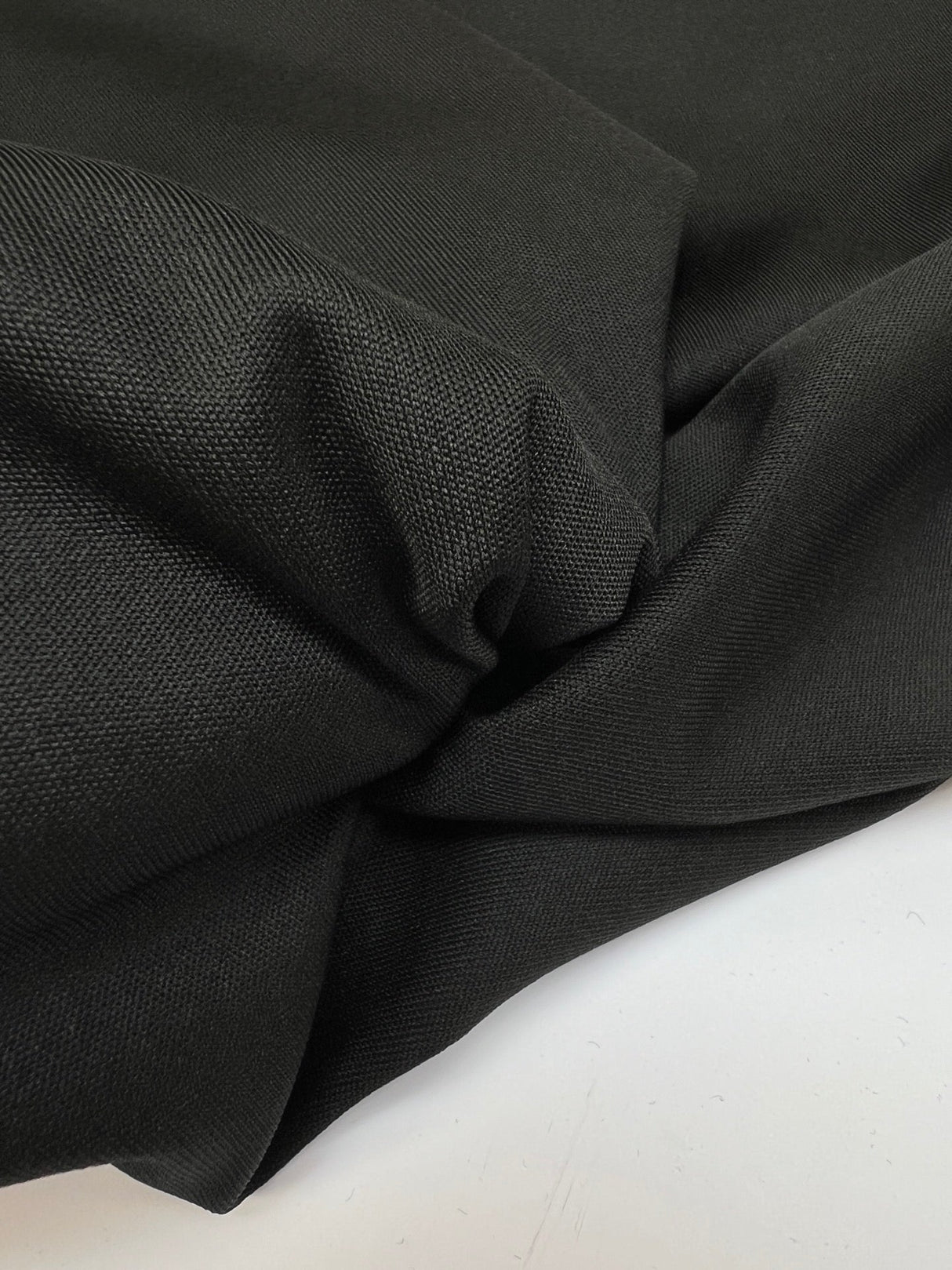 Black Polyamide Elastane Knitted Fabric