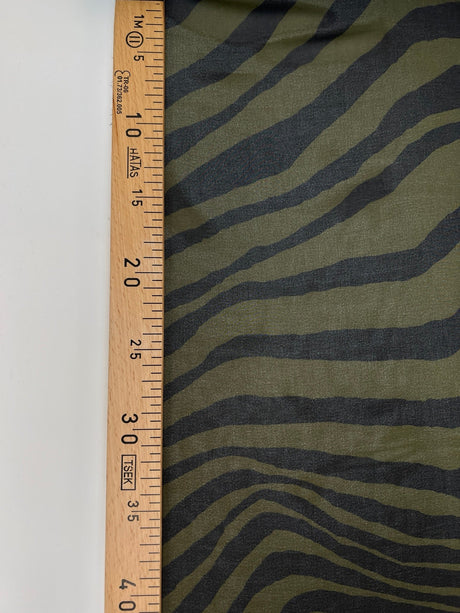 Polyester Chiffon Animal Print Green