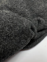 Bonded Gray Tweed Wool Fabric