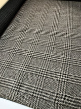 Wool Polyester Checked Tweed