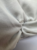 Cotton Elastane Knitted Fabric White