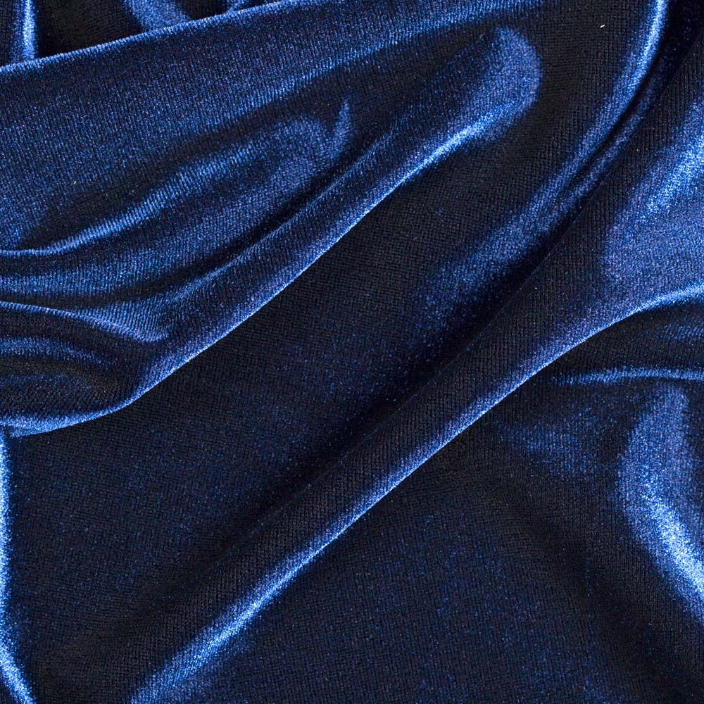 Stretch Velvet Spandex Fabric - 4-Way Stretch, 60" Width, 360 GSM (1 Yard)