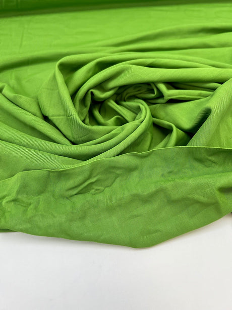 Viscose Elastane Knit Sportswear Fabric Green