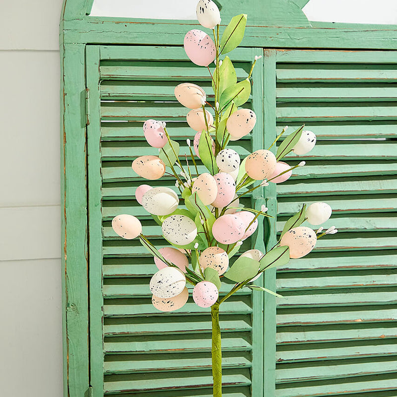 21" Multi-color Egg Easter Tree Decorative Tabletop Spring Centerpiece