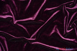 Stretch Velvet Spandex Fabric - Solid, 58" Width (1 Yard)