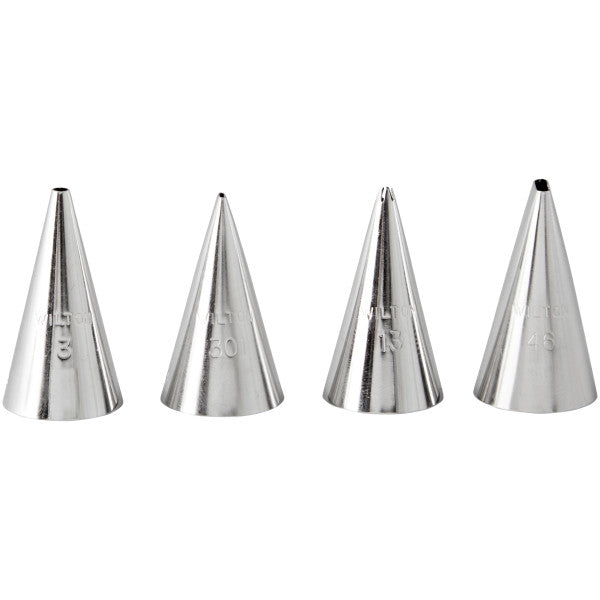 Wilton Writing and Decorating Tip Set – 4 Piece