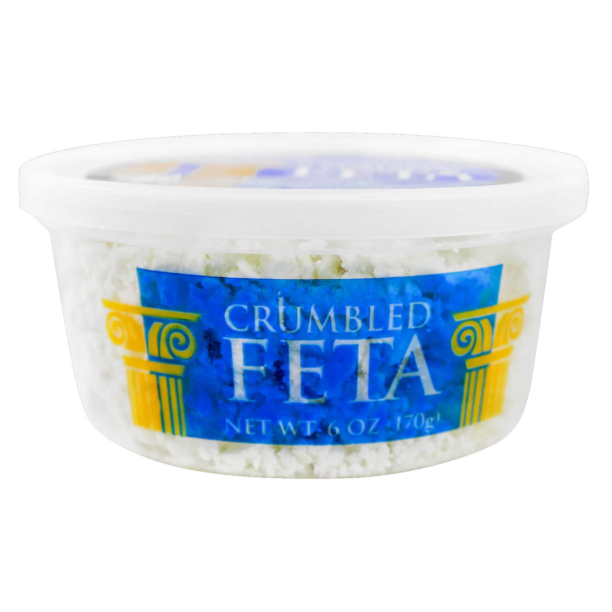 Crumbled Feta Cheese Tangy Mediterranean Style Cow Milk Cheese Crumbles for Salads and Cooking