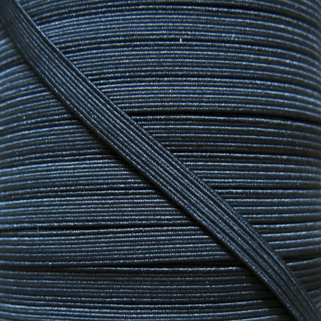 1/4" Wide Black Braided Elastic Trim