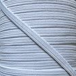 Braided Elastic Trim 1/4" Wide White