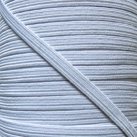 Braided Elastic Trim 1/4" Wide White