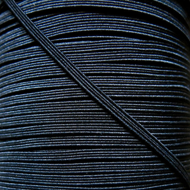Braided Elastic Trim 1/8" Wide Black