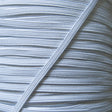 1/8" Wide White Braided Elastic Trim