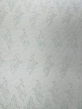 Elegant Beaded Floral Lace On Mesh Beaded Lace Fabric - Floral, 54" Width (1 Yard)