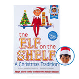 The Elf On The Shelf Boy - Dark Tone, Brown Eyes