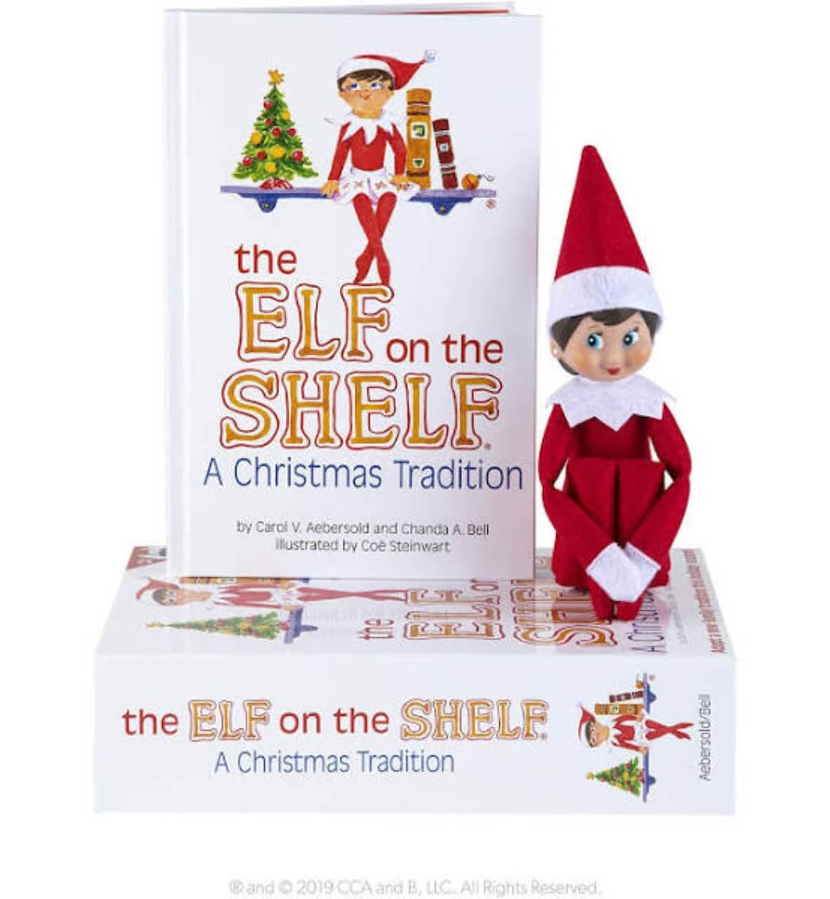 The Elf On The Shelf Girl - Light Tone, Blue Eyes