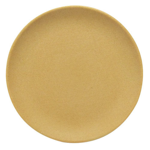 Elite Global Solutions ECO99R Greenovations 9" Rattan-Colored Round Plate - Case of 6