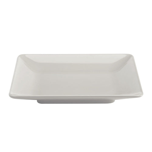 Elite Global Solutions M1111SQ Symmetry Display White 11 1/2" Square Melamine Plate - Case of 4