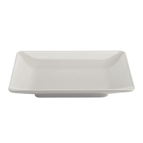 Elite Global Solutions M1111SQ Symmetry Display White 11 1/2" Square Melamine Plate - Case of 4