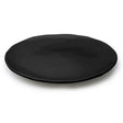 Elite Global Solutions M12P The Edge Black 12" x 1" Round Organic Edge Plate - Case of 3
