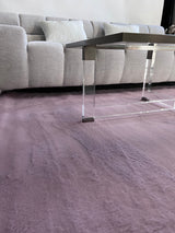 Machine-Made Faux Fur Rug Faux Fur Fabric - Plush Faux Chinchilla Texture, Indoor Use Only (1 Piece)
