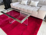 Machine-Made Faux Fur Rug Faux Fur Fabric - Plush Faux Chinchilla Texture, Indoor Use Only (1 Piece)