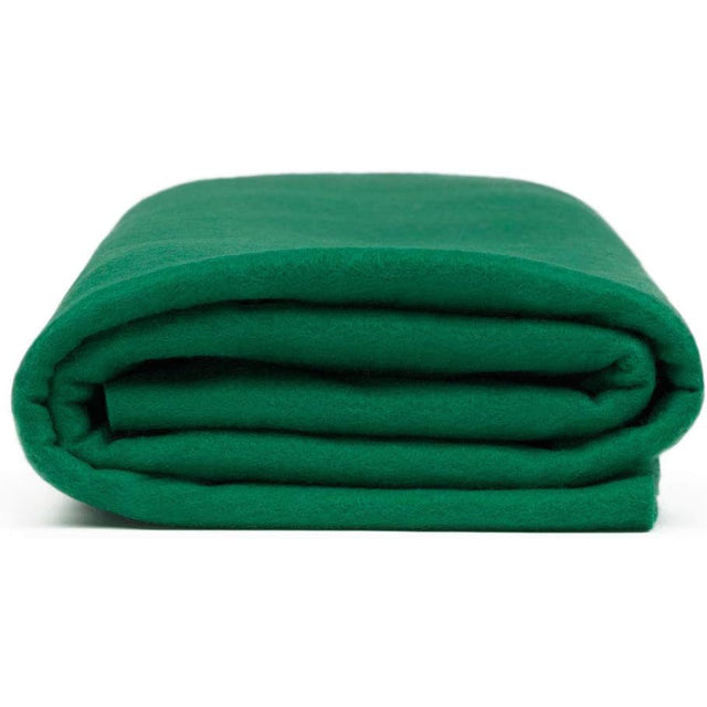 Emerald Green Felt Acrylic Fabric - Emerald Green, 72" Width, 1.6Mm Thick (1 Yard)