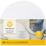 Wilton 6-Inch Round Cake Boards – 10 Count