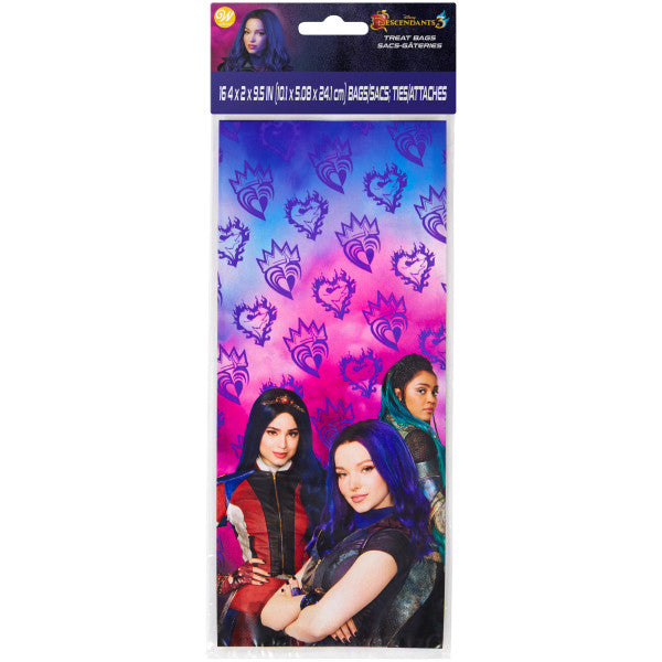 Wilton Disney Descendants 3 Treat Bags, 16-Count