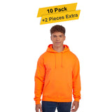 Nublend Hooded Sweatshirt  10 Pack Cotton