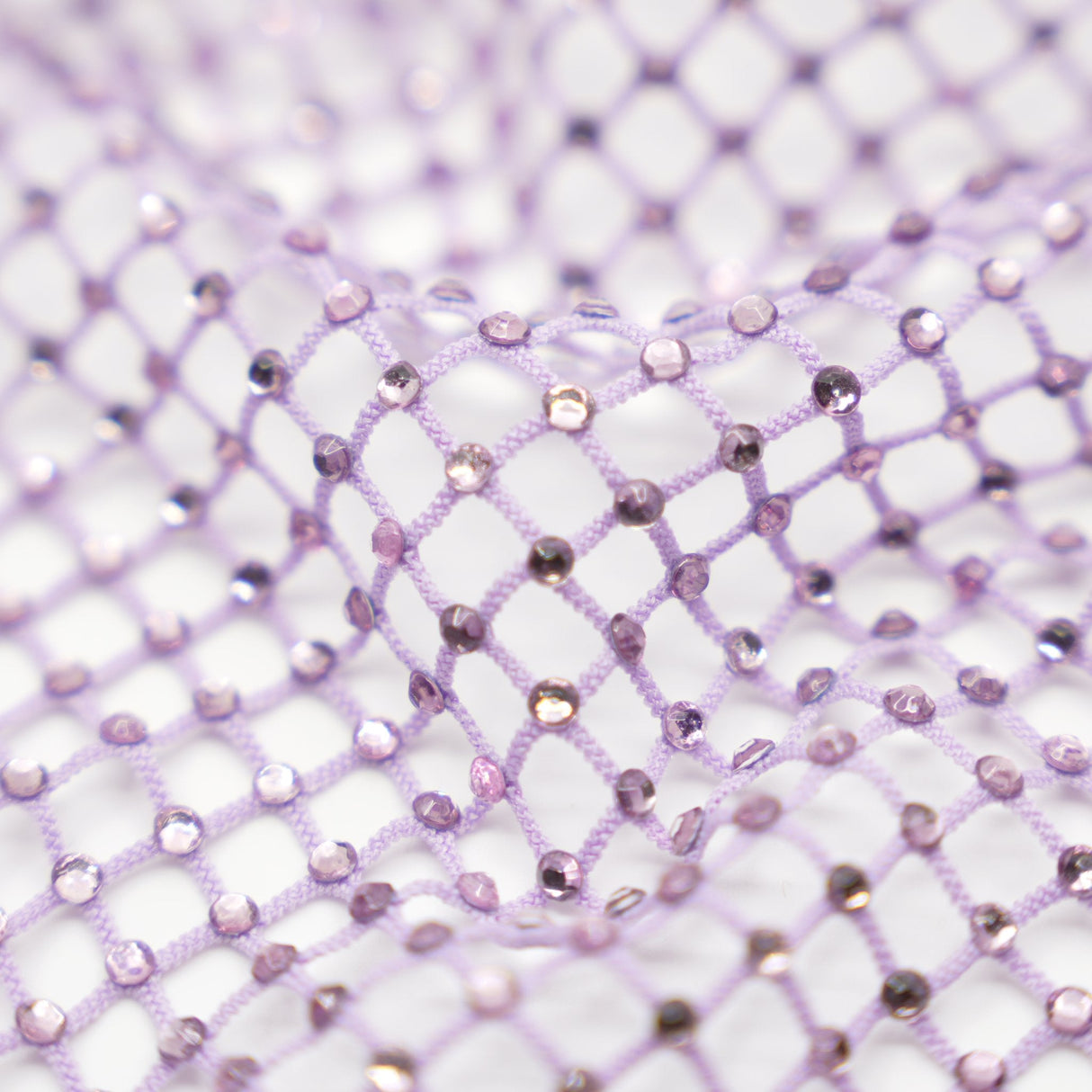 Diamond Fishnet Rhinestone Mesh