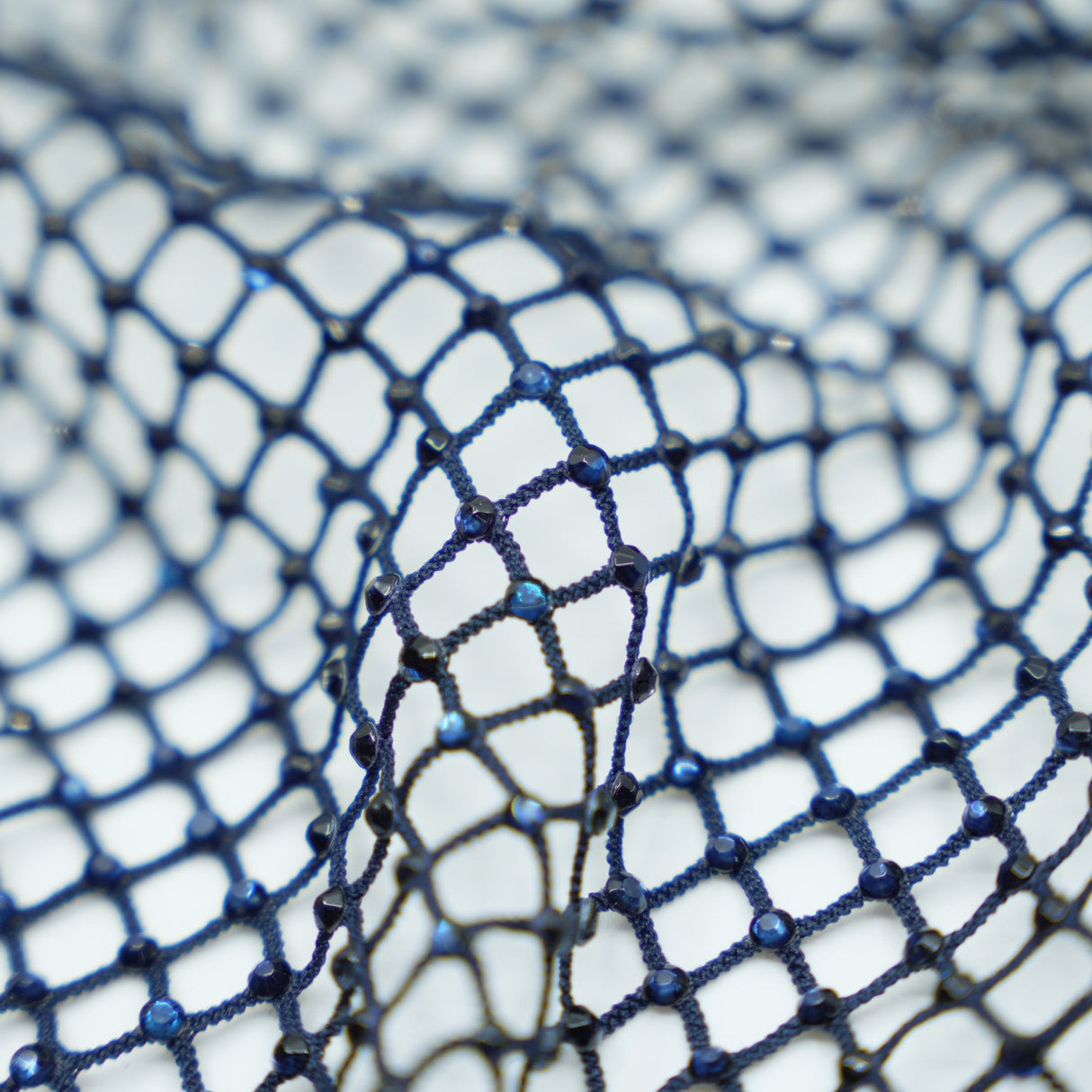 Diamond Fishnet Rhinestone Mesh