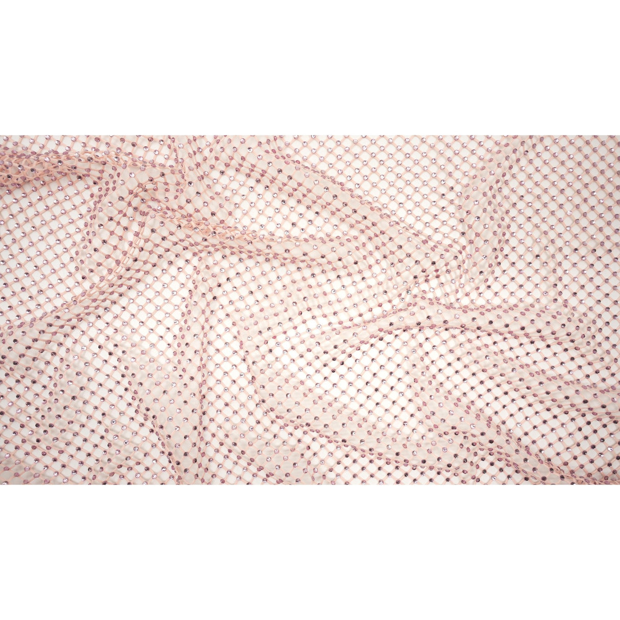 Diamond Fishnet Rhinestone Mesh
