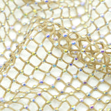 Diamond Fishnet Rhinestone Mesh