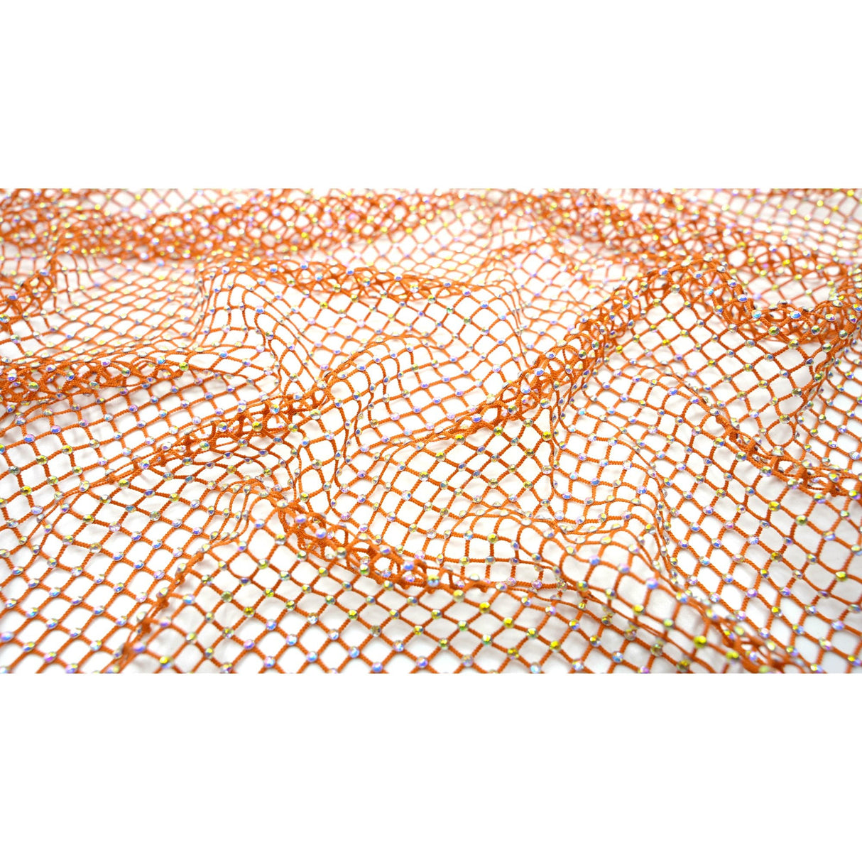 Diamond Fishnet Rhinestone Mesh