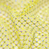 Diamond Fishnet Rhinestone Mesh