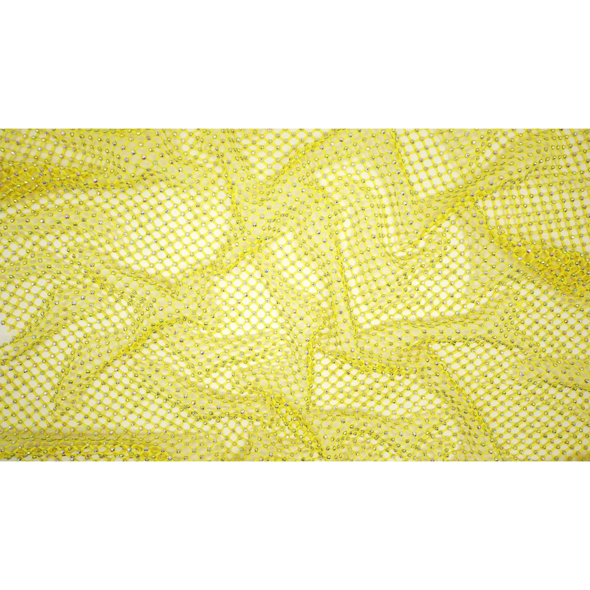 Diamond Fishnet Rhinestone Mesh