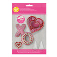 Wilton XO Valentine's Day Cookie Decorating Kit, 12-Piece