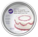 Wilton Performance Pans Round Aluminum 6-Inch Cake Pan 6"X 2" 6x2